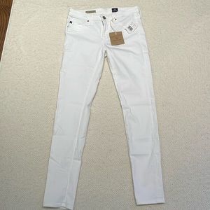 Adriano Goldschmied AG new with tags white skinny legging ankle jeans, size 26